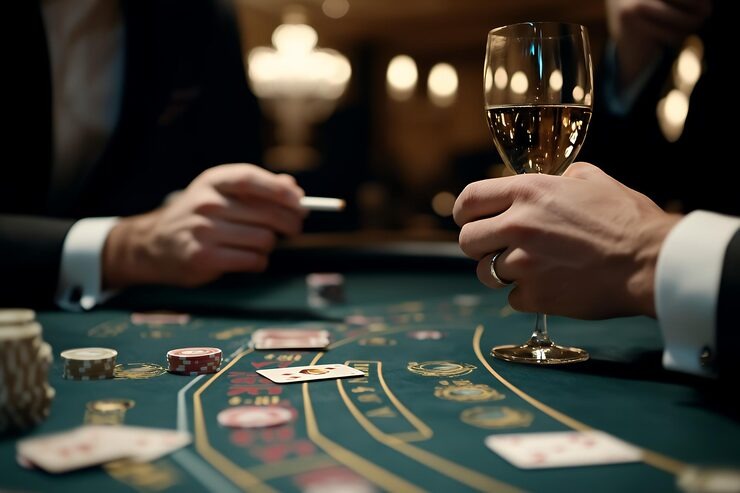 Sic Bo live dealer table showing dice cage and betting layout